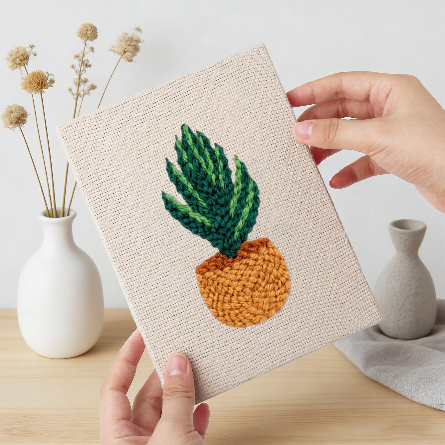 Potted Plants 3 | Mini Punch Needle Kit