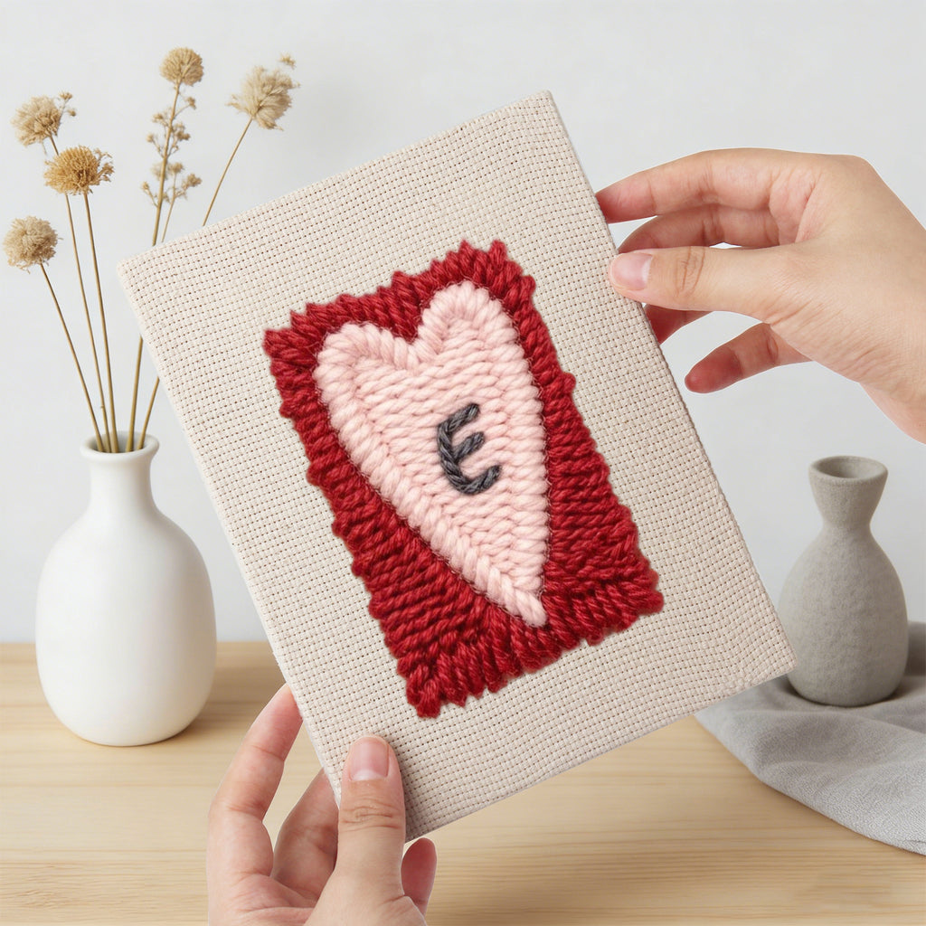 Love & Valentine 1 | Mini Punch Needle Kit
