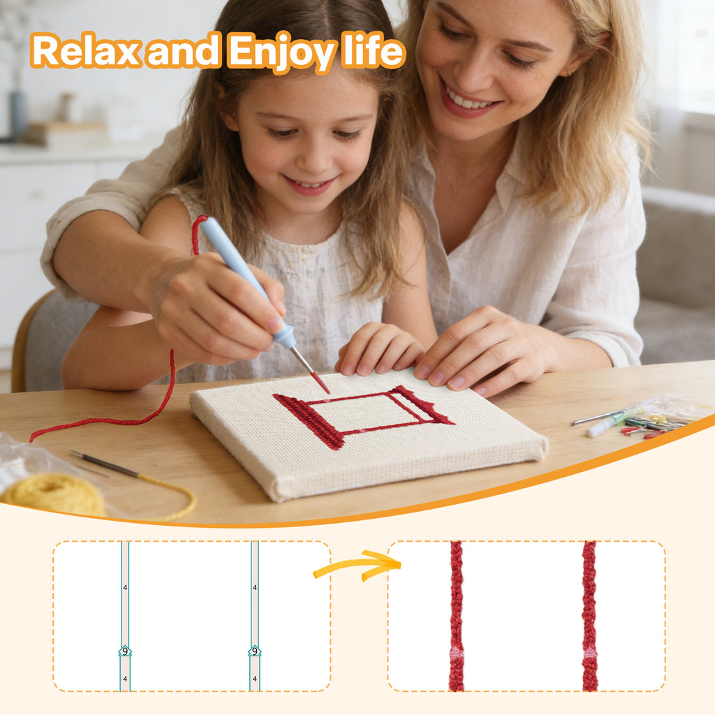 Travel & Landmarks 1 | Mini Punch Needle Kit