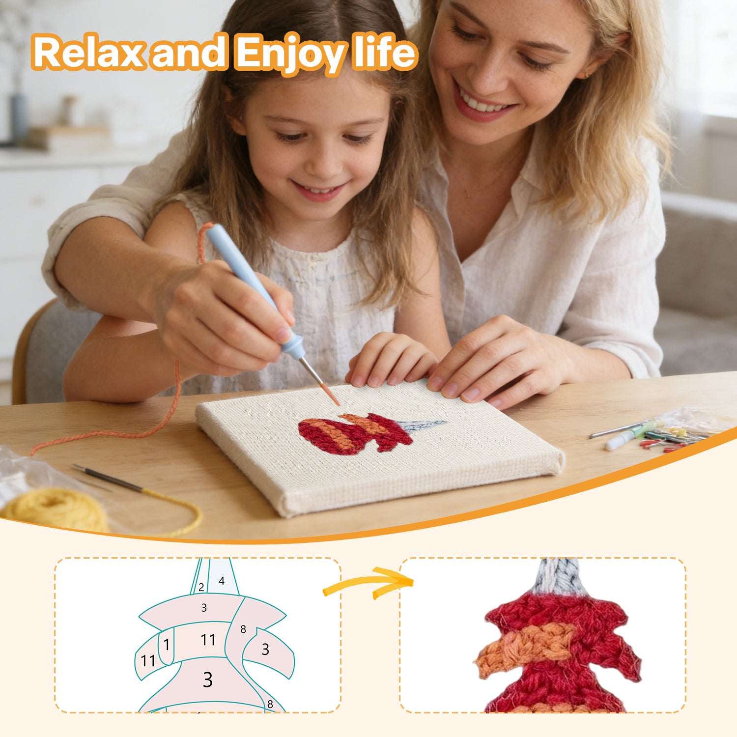 Racing & Tools 2 | Mini Punch Needle Kit