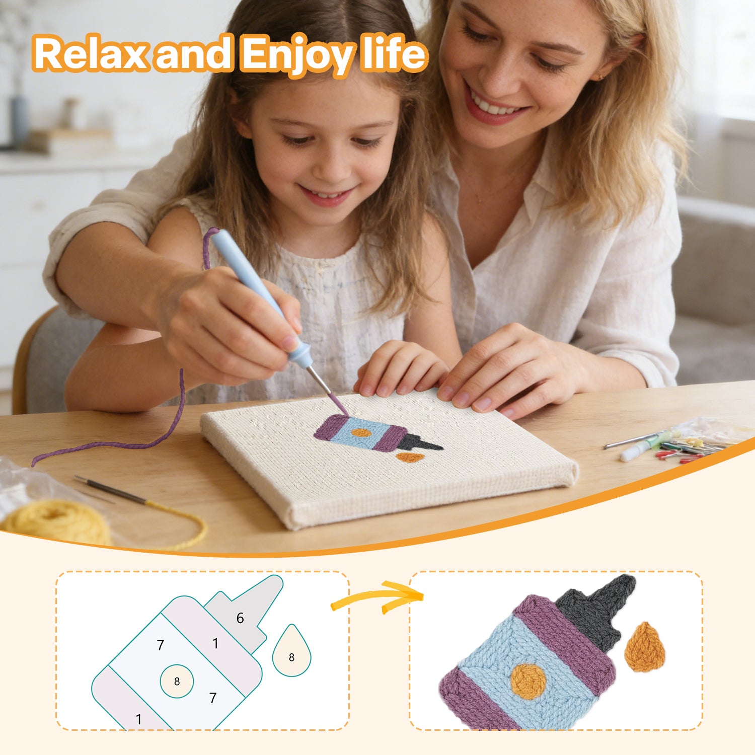 Stationery & Tools 10 | Mini Punch Needle Kit