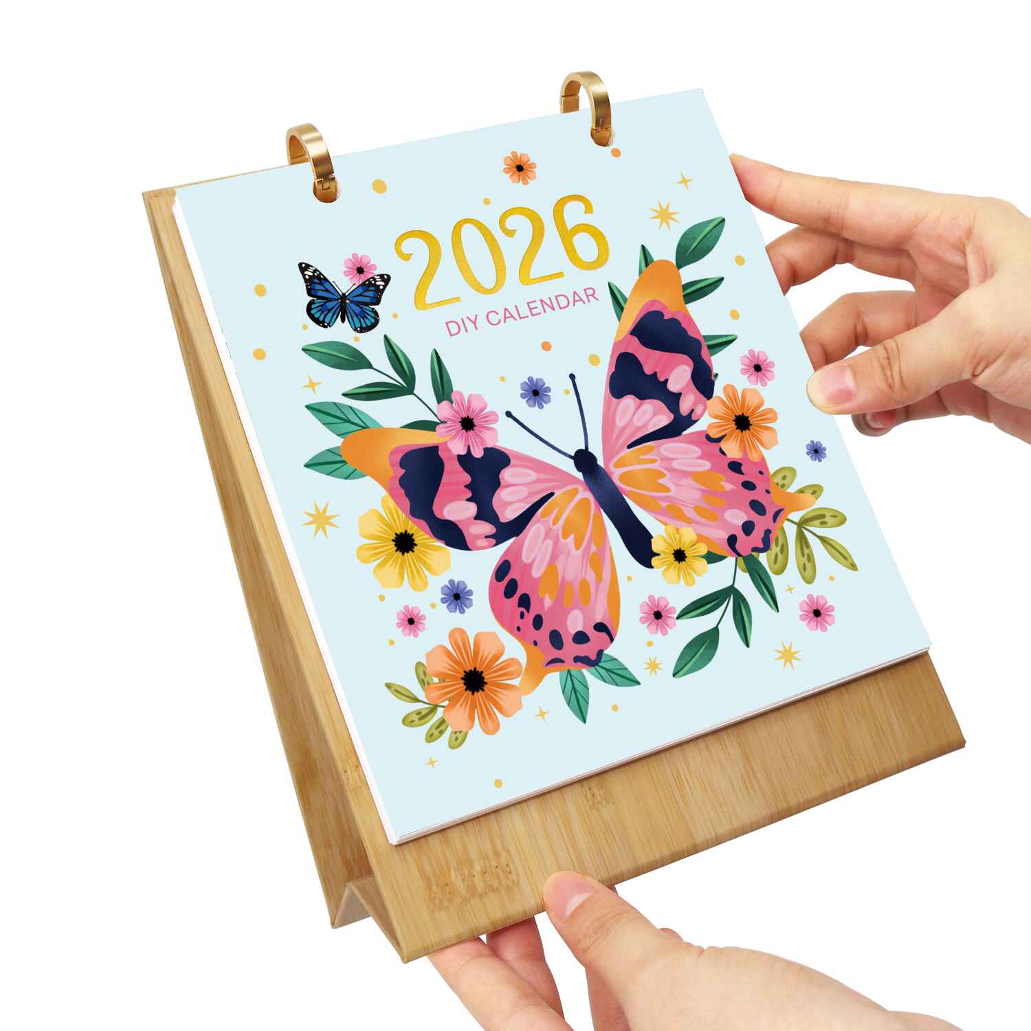 2026 Paint by Numbers desk Calendar | Butterfly Edition