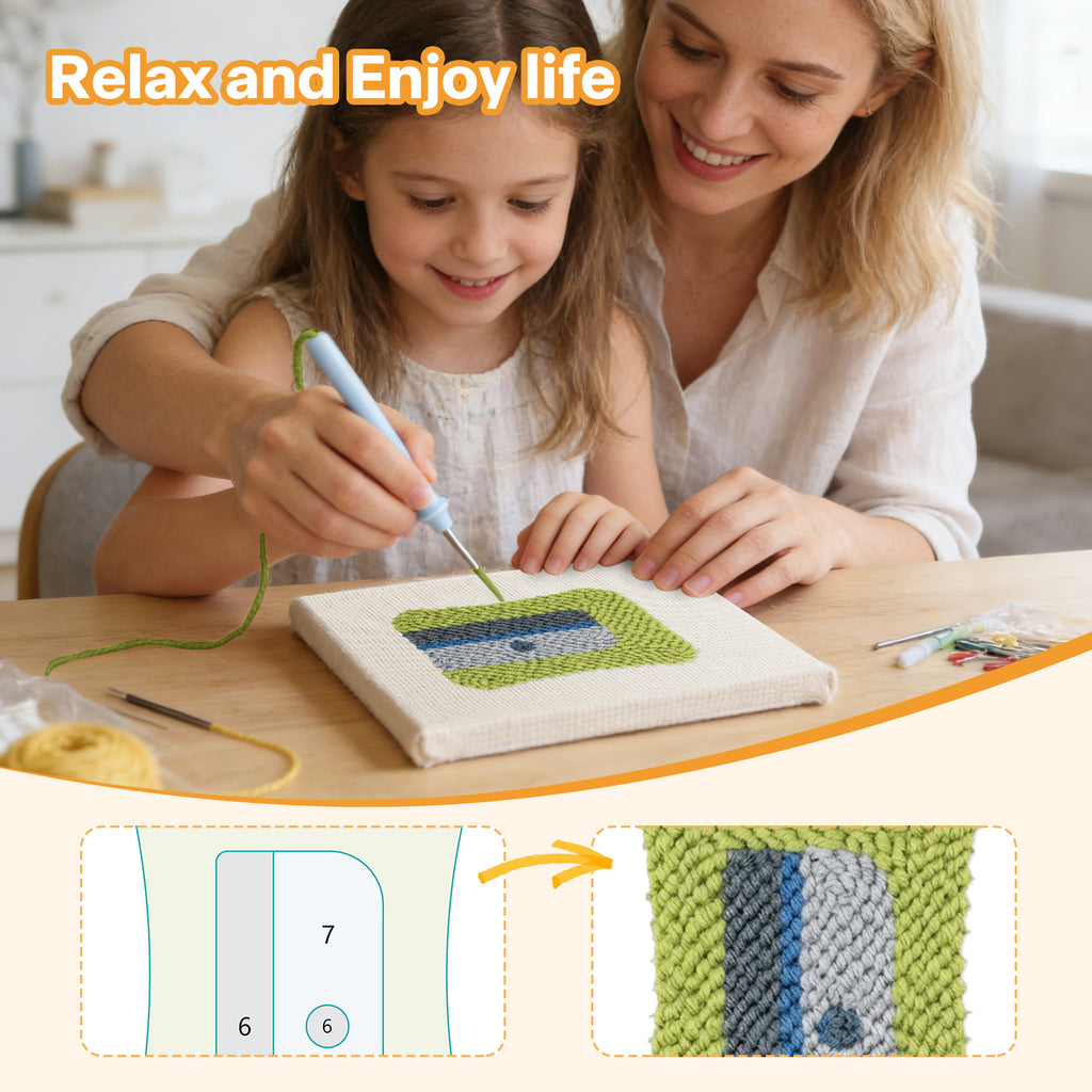 Stationery & Tools 1 | Mini Punch Needle Kit