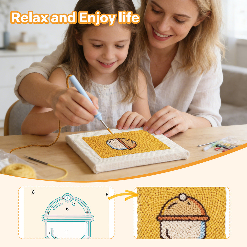 Snacks & Desserts 24 | Mini Punch Needle Kit