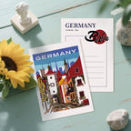 5 Postcards – World trip Set | Paint by Number