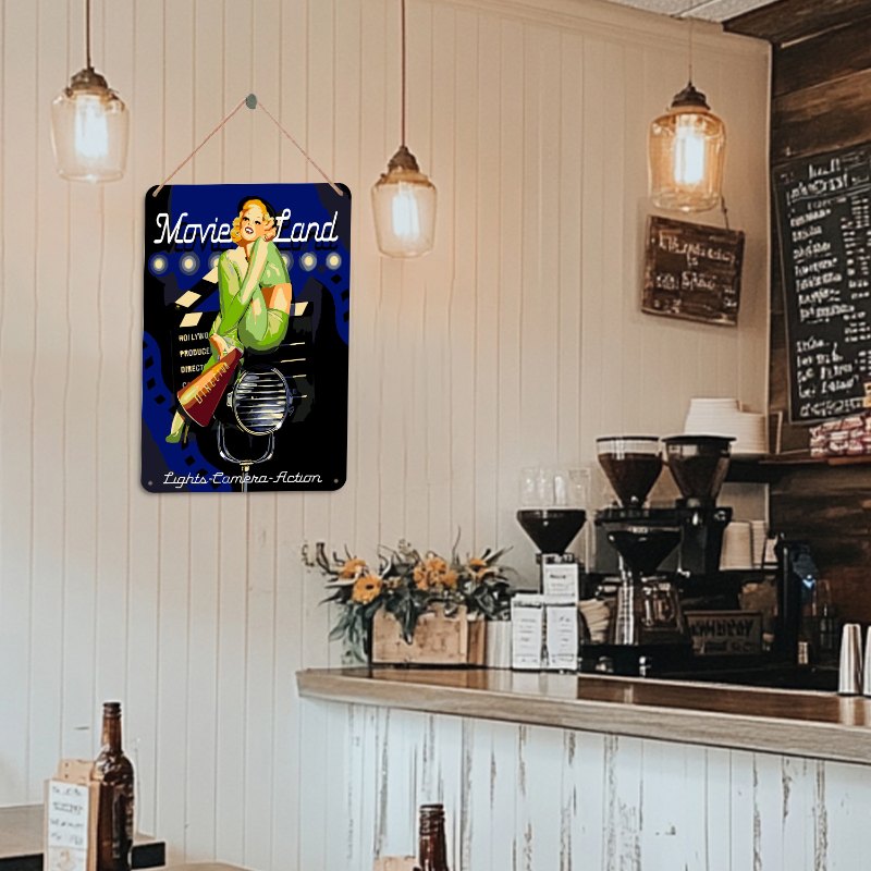 Metal Paint by Number Poster – Movieland