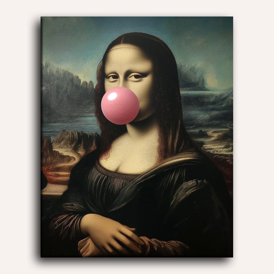 Mona Lisa Bubblegum | Paint by Numbers