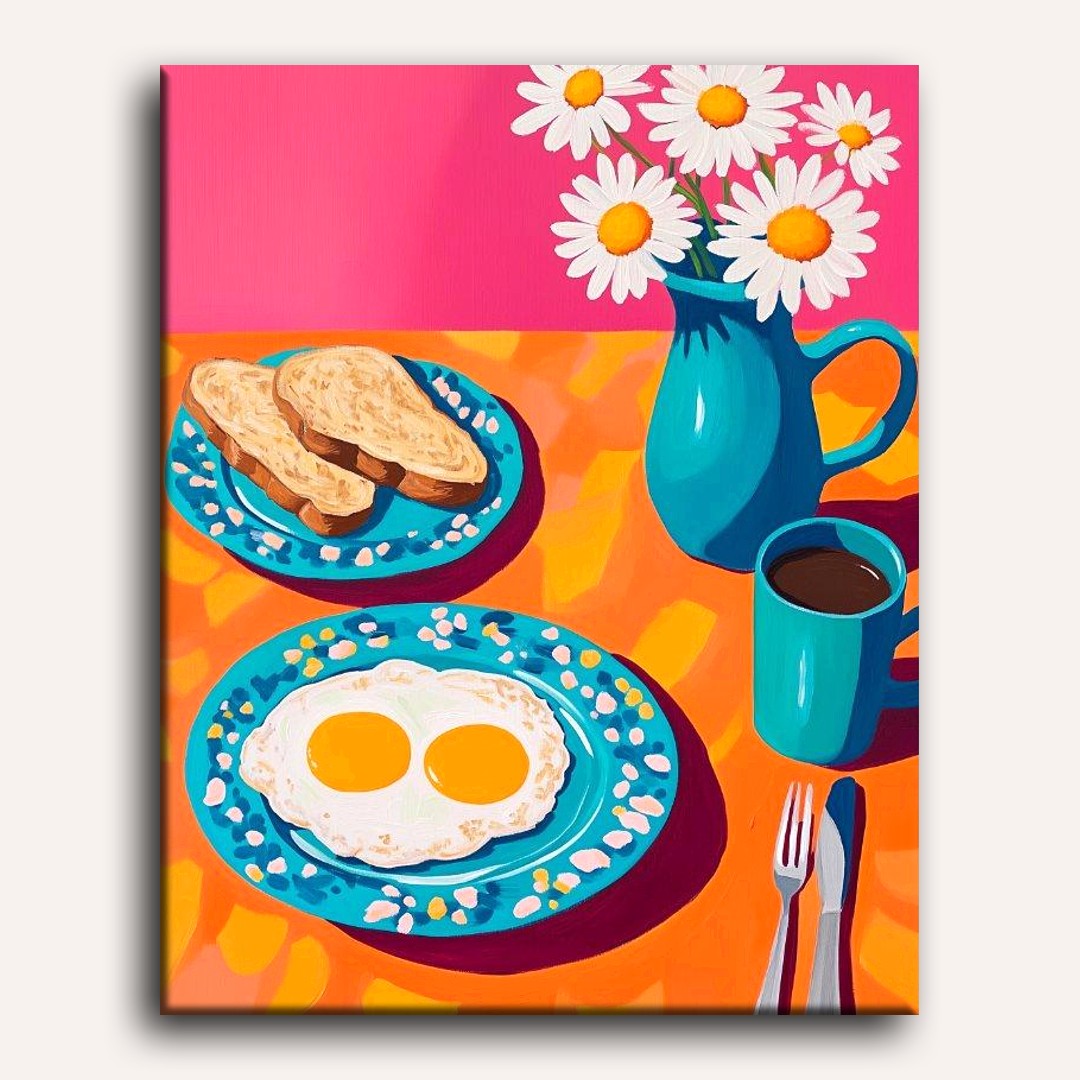 Morning breakfast | Paint by Numbers