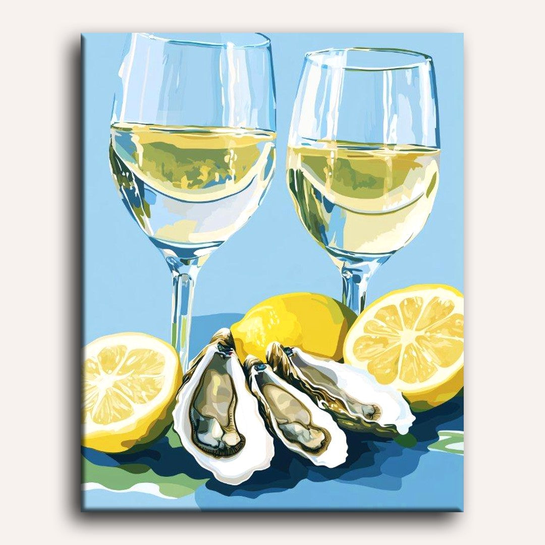 Oysters and Champagne | Paint by Numbers