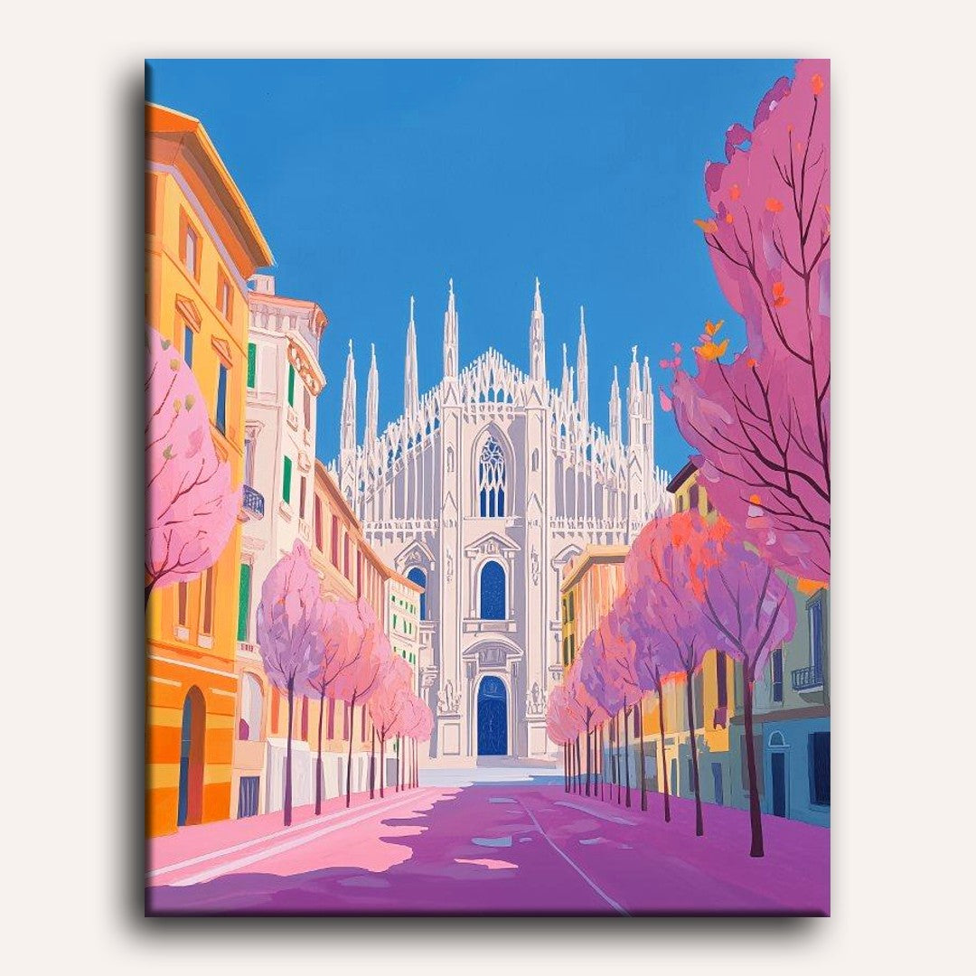 Colorful Milan | Paint by Numbers