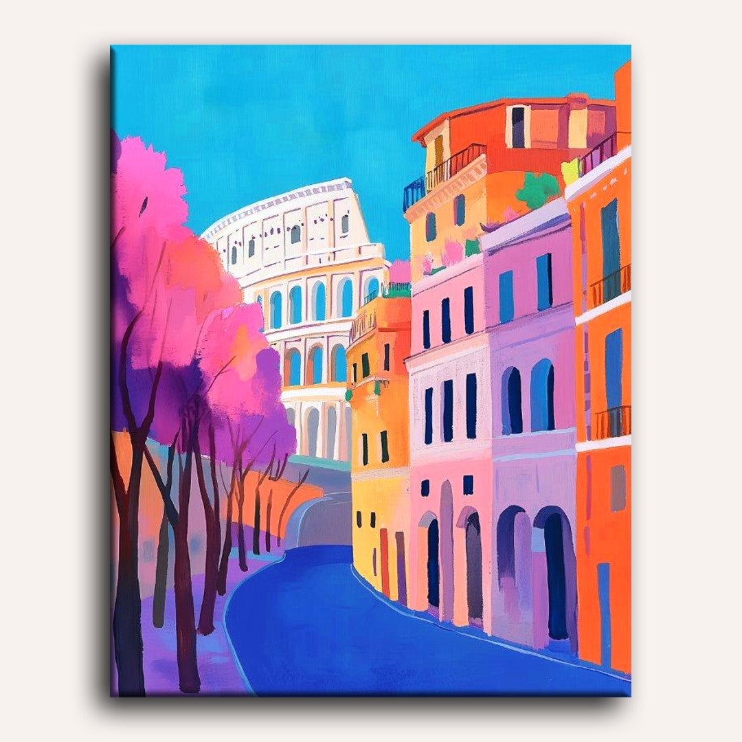 Colorful Rome | Paint by Numbers