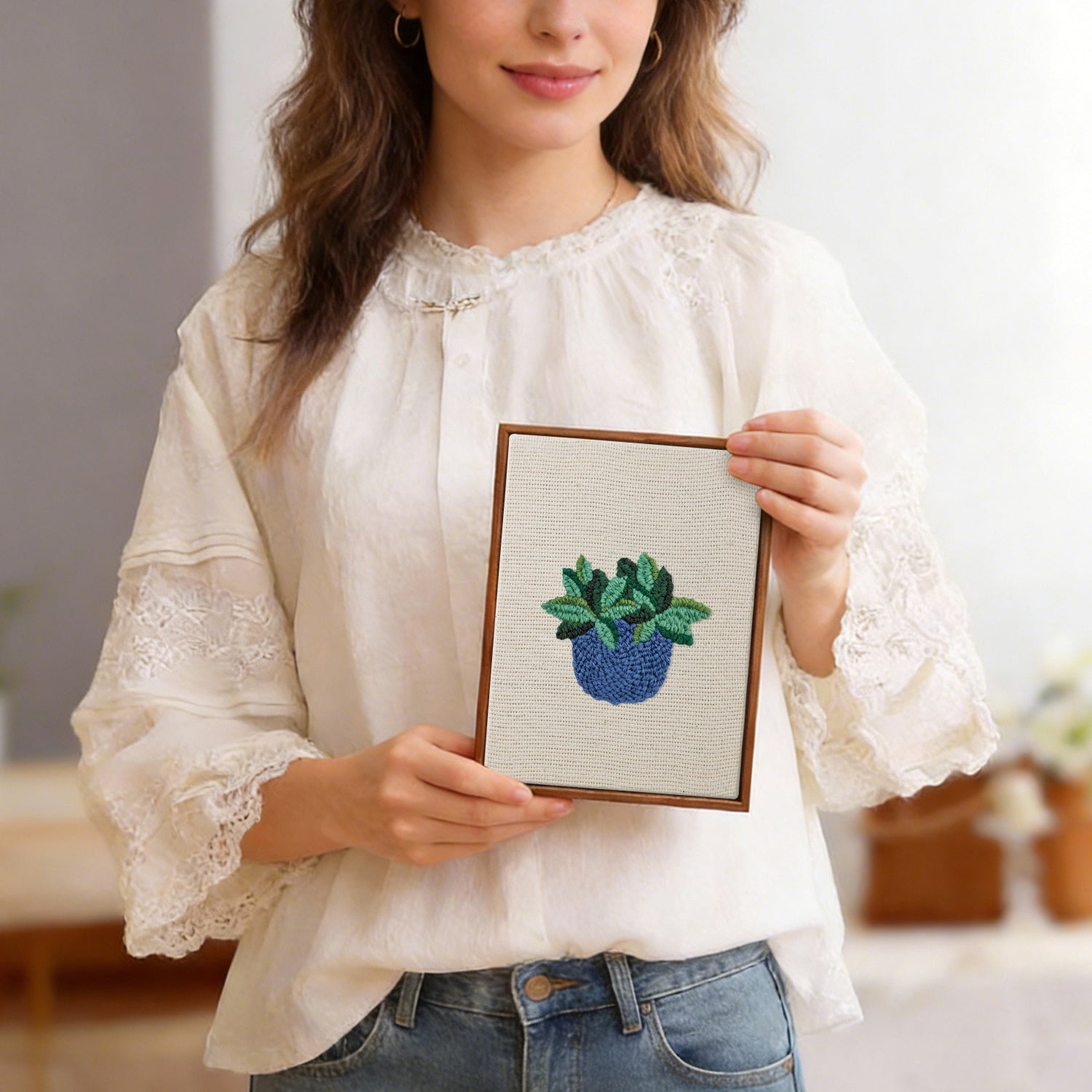 Cactus & Succulents 1 | Mini Punch Needle Kit