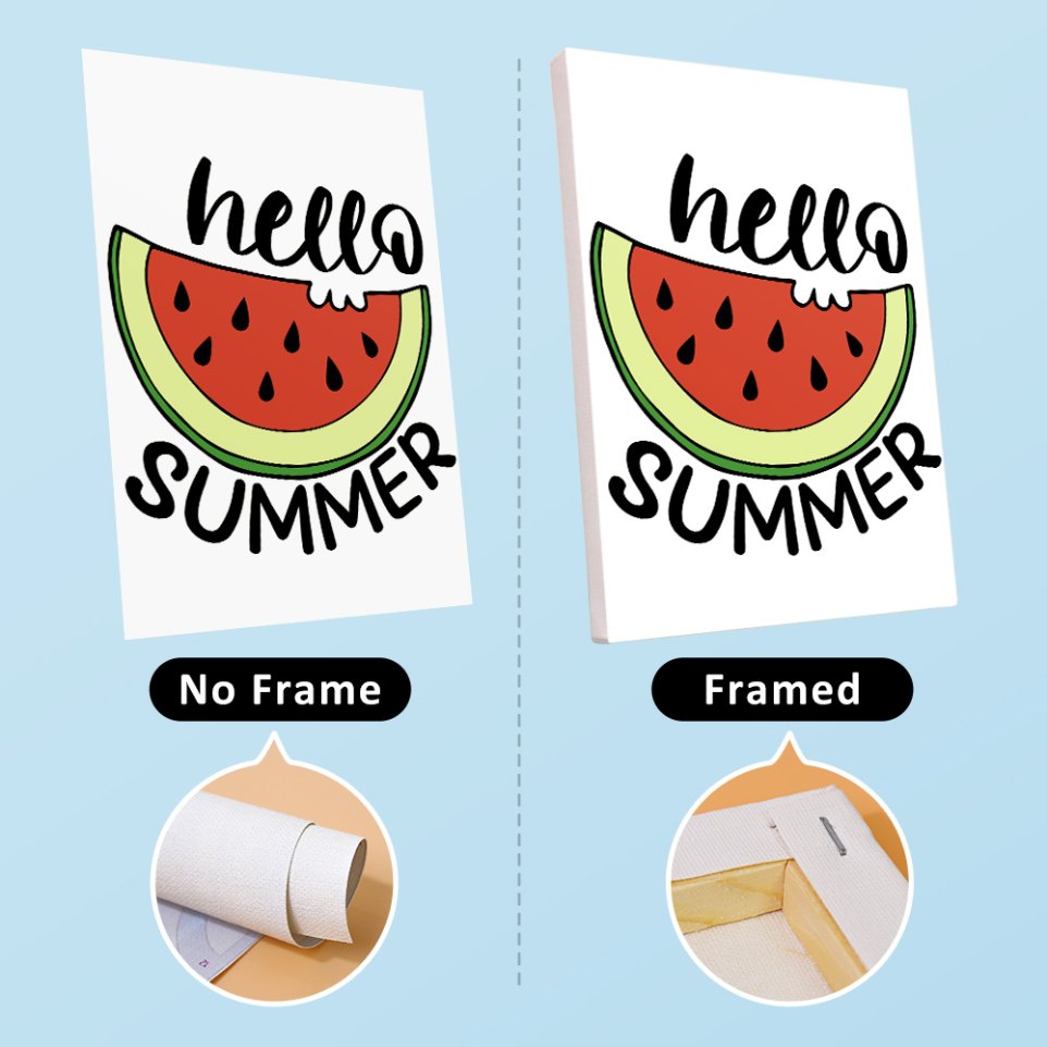 6 Mini Paintings - Summer Melon Set