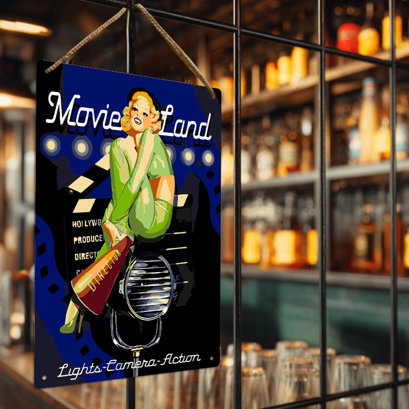 Metal Paint by Number Poster – Movieland