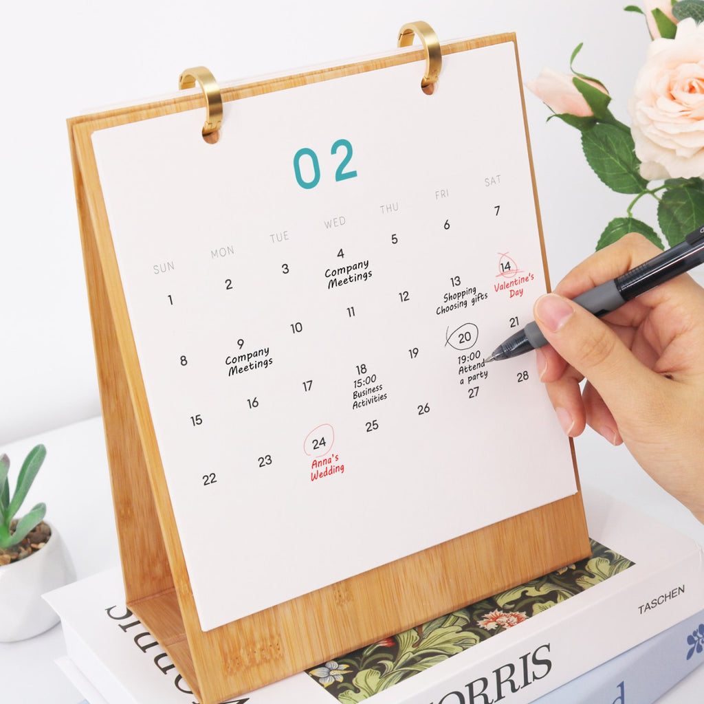 2026 Paint by Numbers desk Calendar | Deluxe Cocktail Edition