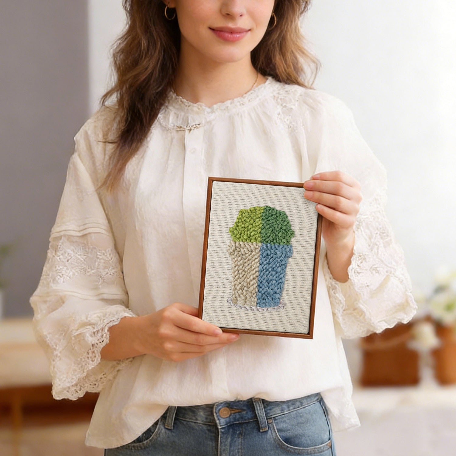 Potted Plants 2 | Mini Punch Needle Kit