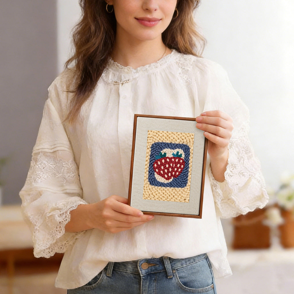 Fruits & Vegetables 34 | Mini Punch Needle Kit