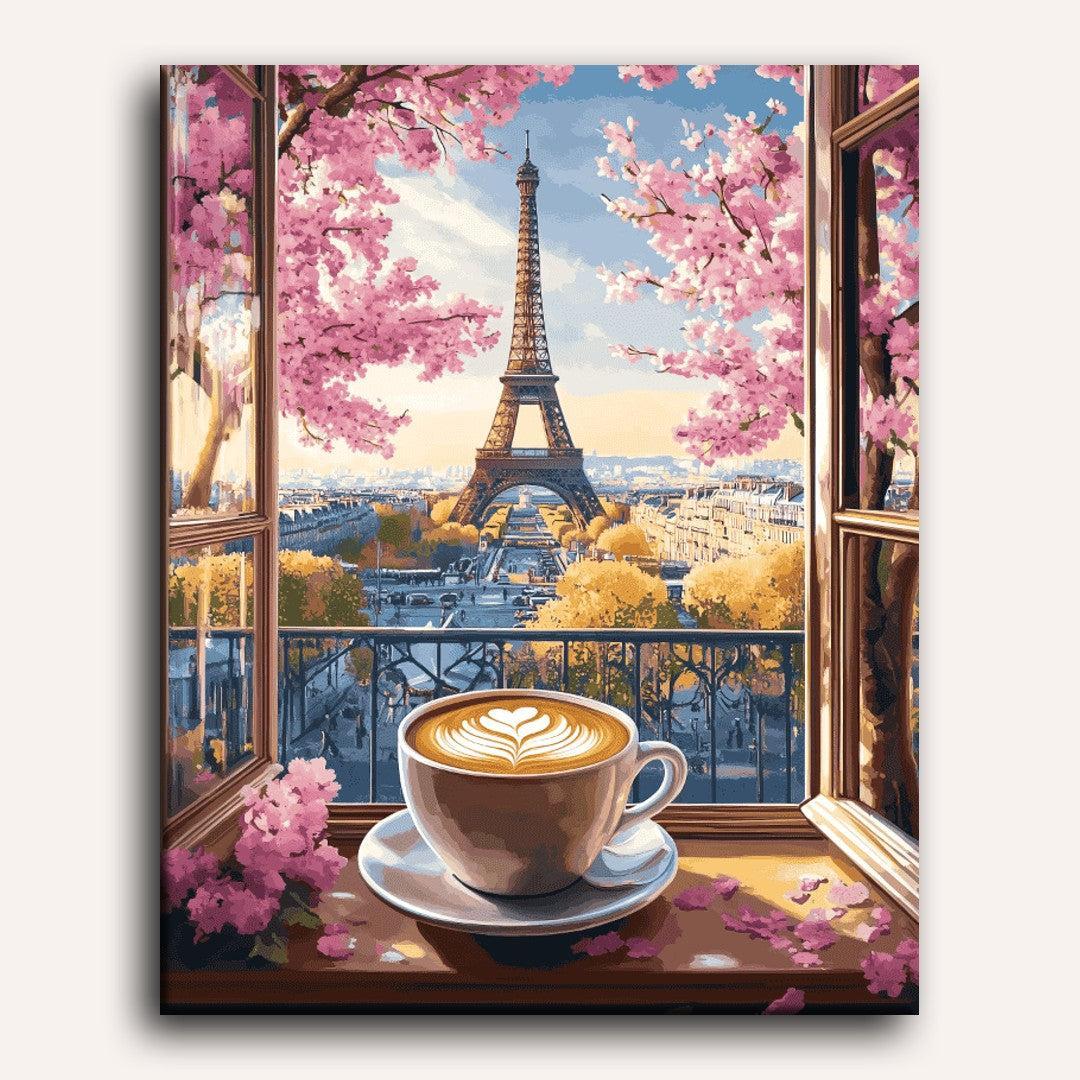 Cappuccino in Paris | Paint by Numbers