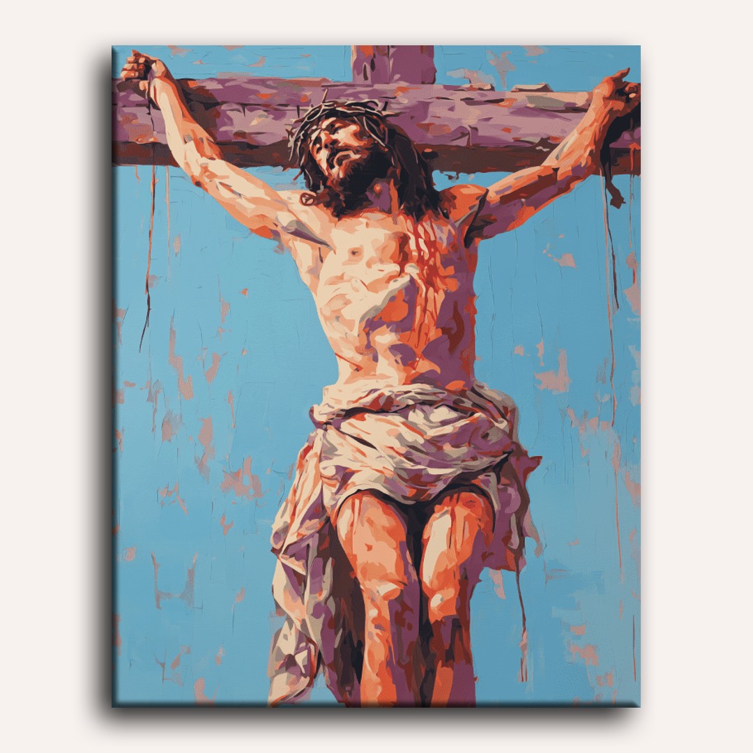 Jesus on the cross | Paint by Number