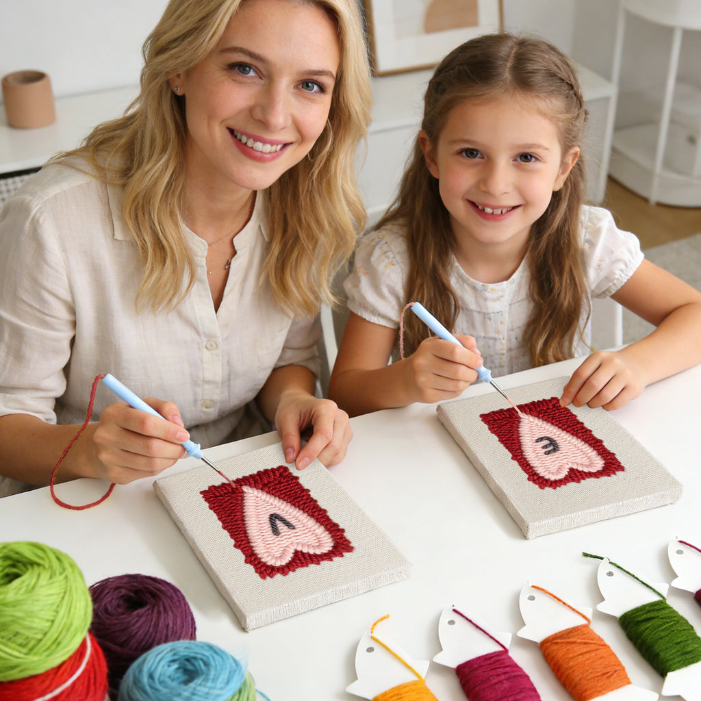 Love & Valentine 1 | Mini Punch Needle Kit