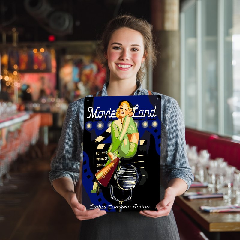 Metal Paint by Number Poster – Movieland