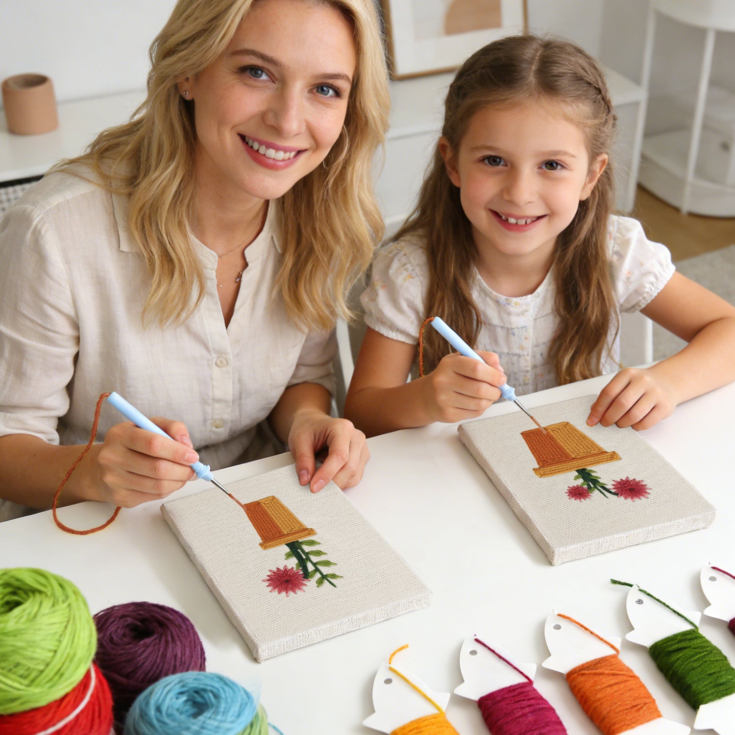 Floral Plants 3 | Mini Punch Needle Kit