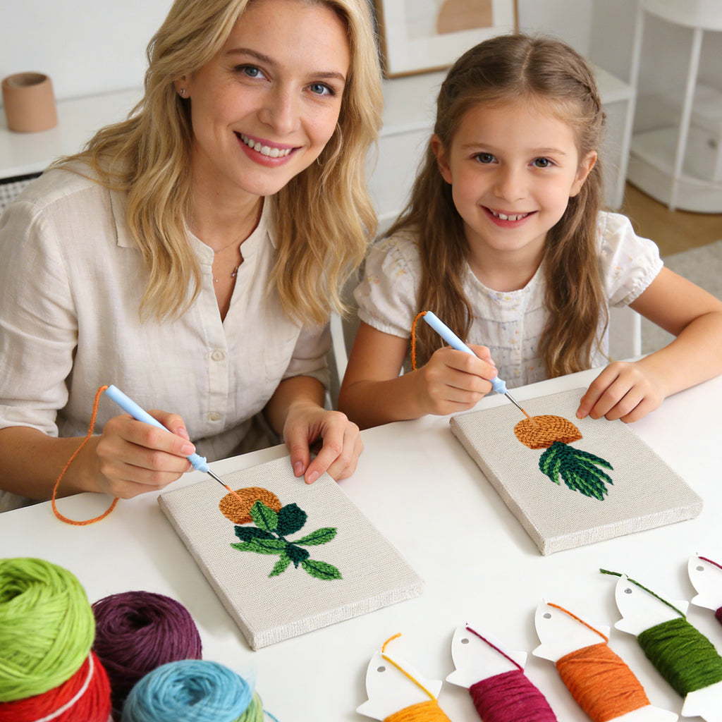 Potted Plants 3 | Mini Punch Needle Kit