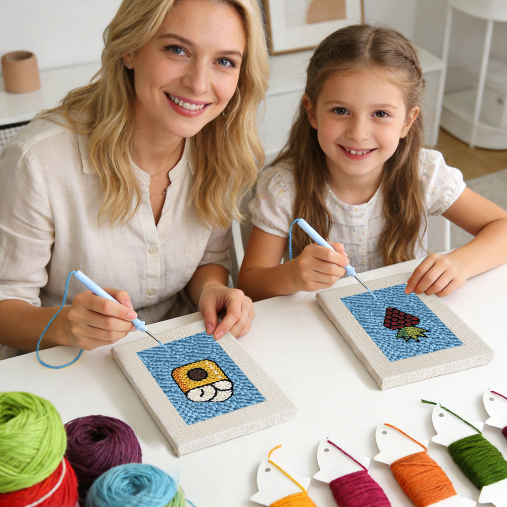 Snacks & Desserts 3 | Mini Punch Needle Kit