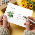 5 Postcards – Houseplants Set | Paint by Number