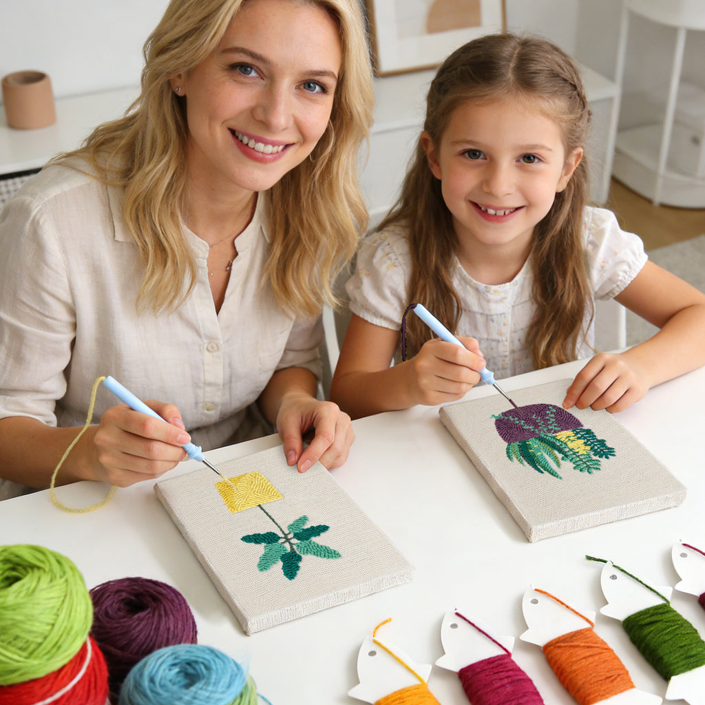 Potted Plants 12 | Mini Punch Needle Kit