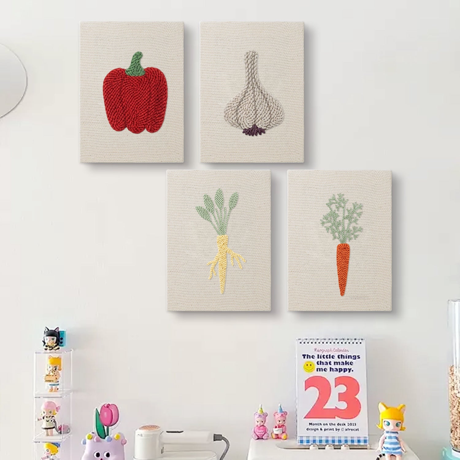 Fruits & Vegetables 40 | Mini Punch Needle Kit