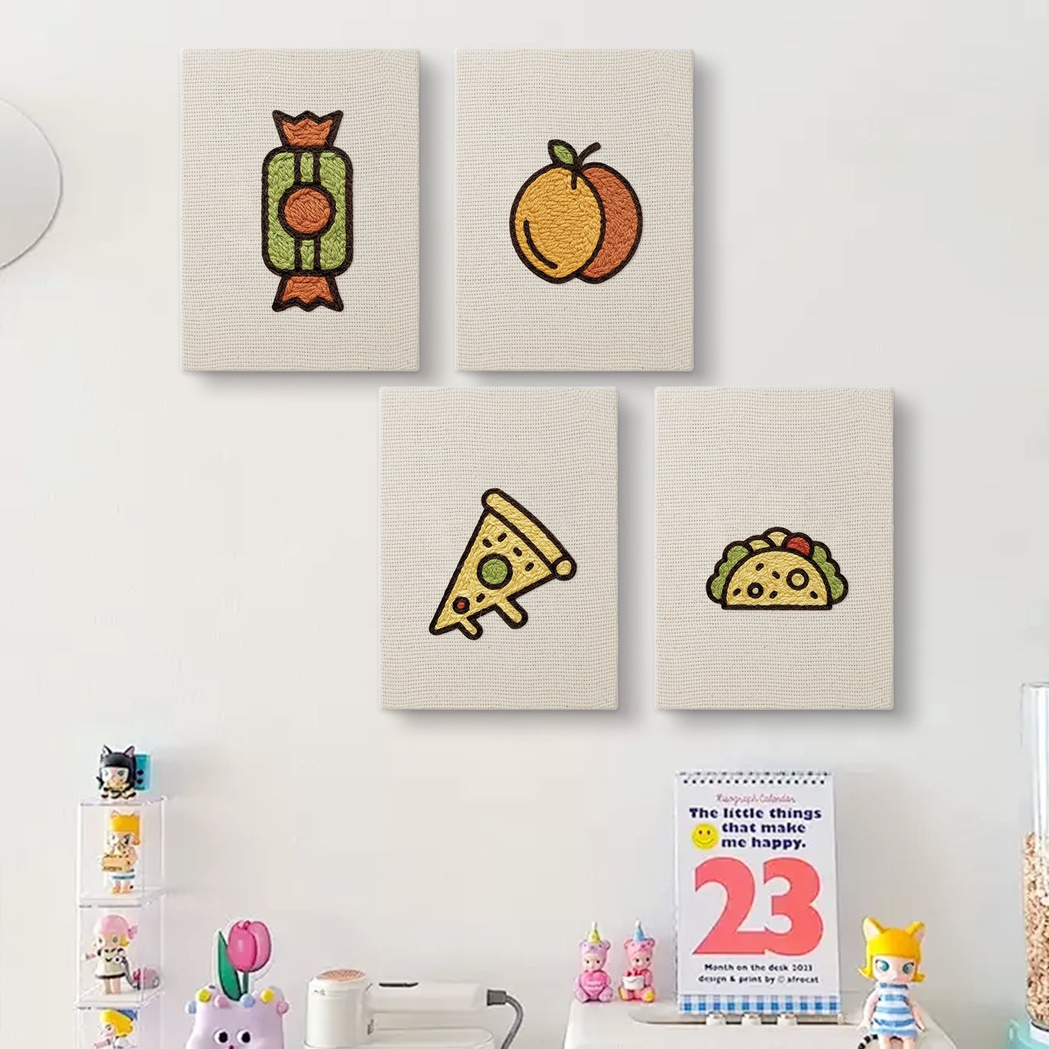 Fast Food 9 | Mini Punch Needle Kit
