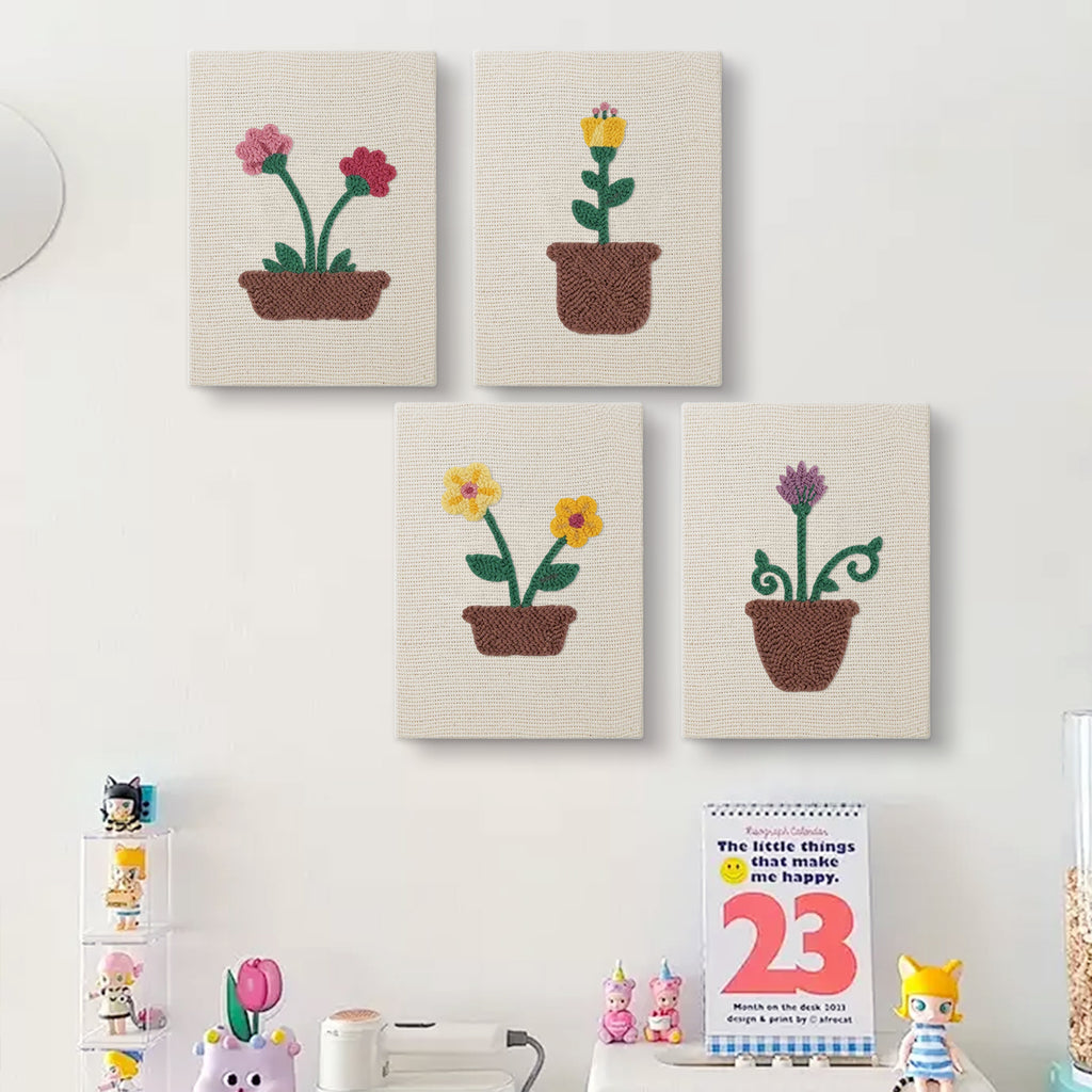 Floral Plants 2 | Mini Punch Needle Kit