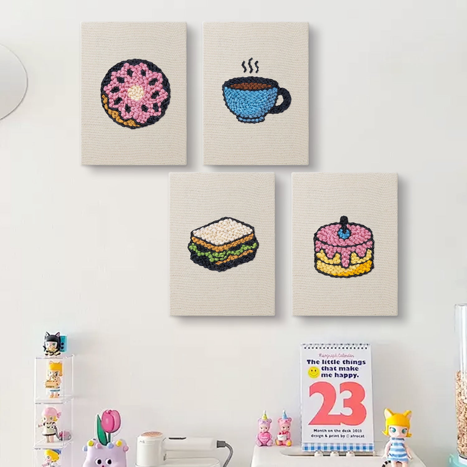 Snacks & Desserts 20 | Mini Punch Needle Kit