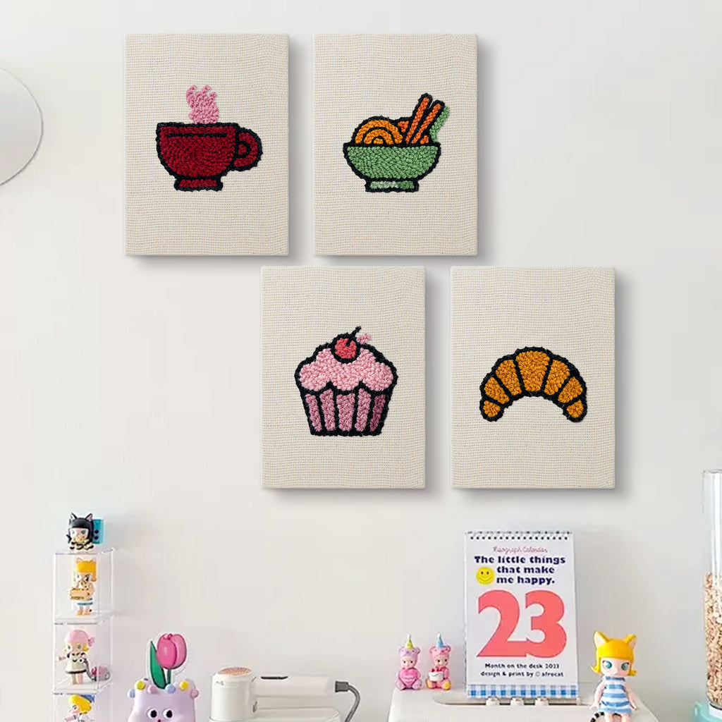 Snacks & Desserts 19 | Mini Punch Needle Kit