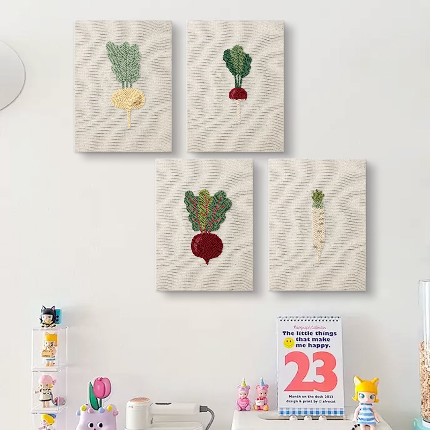 Fruits & Vegetables 39 | Mini Punch Needle Kit