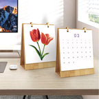 2026 Paint by Numbers desk Calendar | Flowers Edition