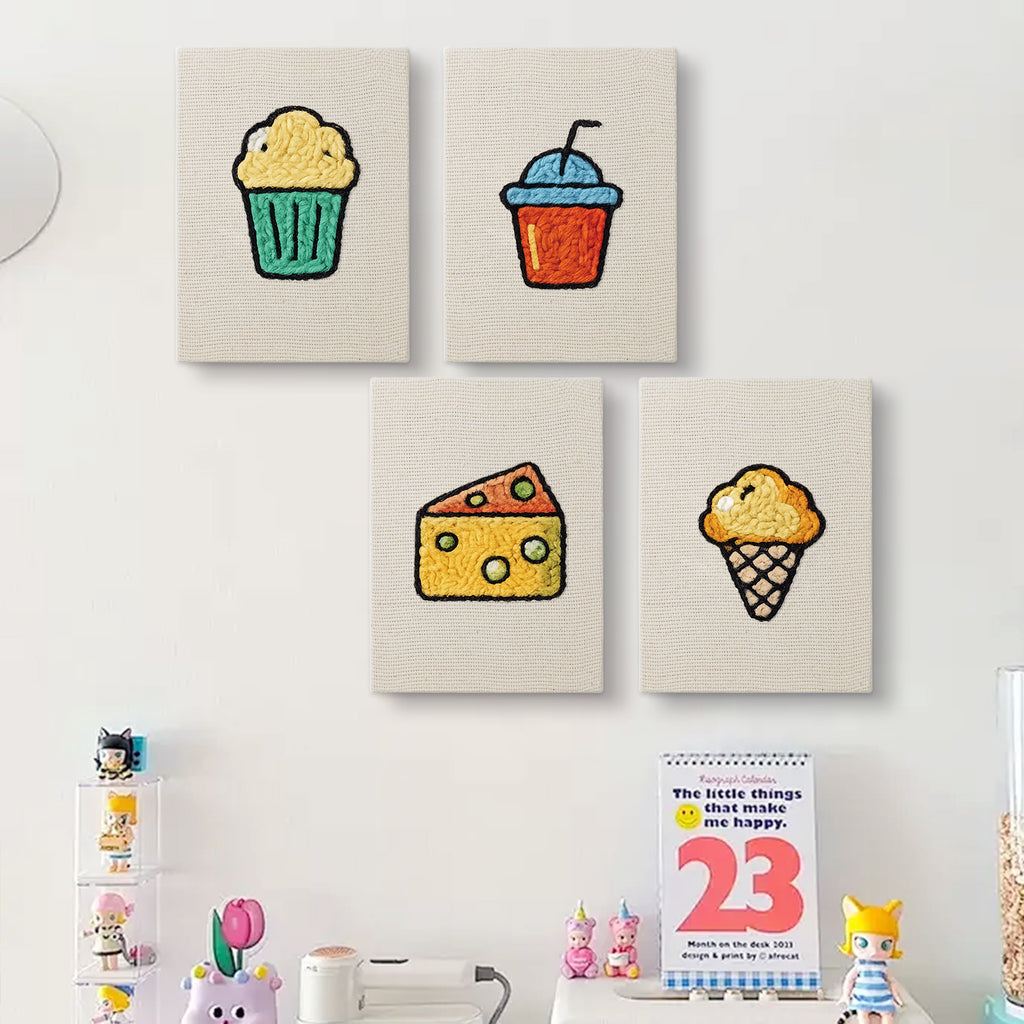 Snacks & Desserts 30 | Mini Punch Needle Kit