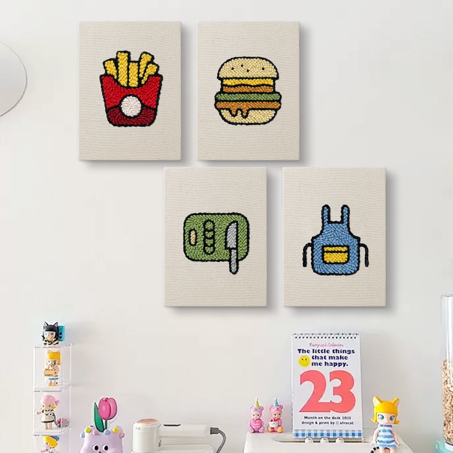 Fast Food 4 | Mini Punch Needle Kit