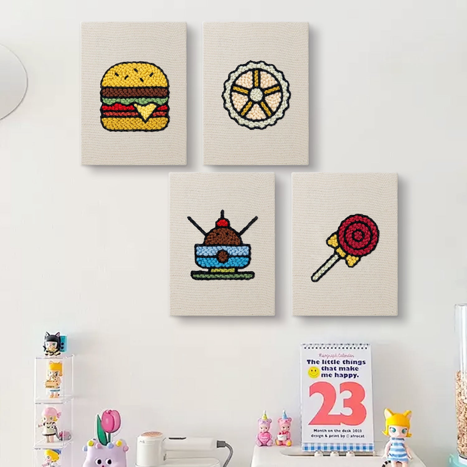 Fast Food 3 | Mini Punch Needle Kit