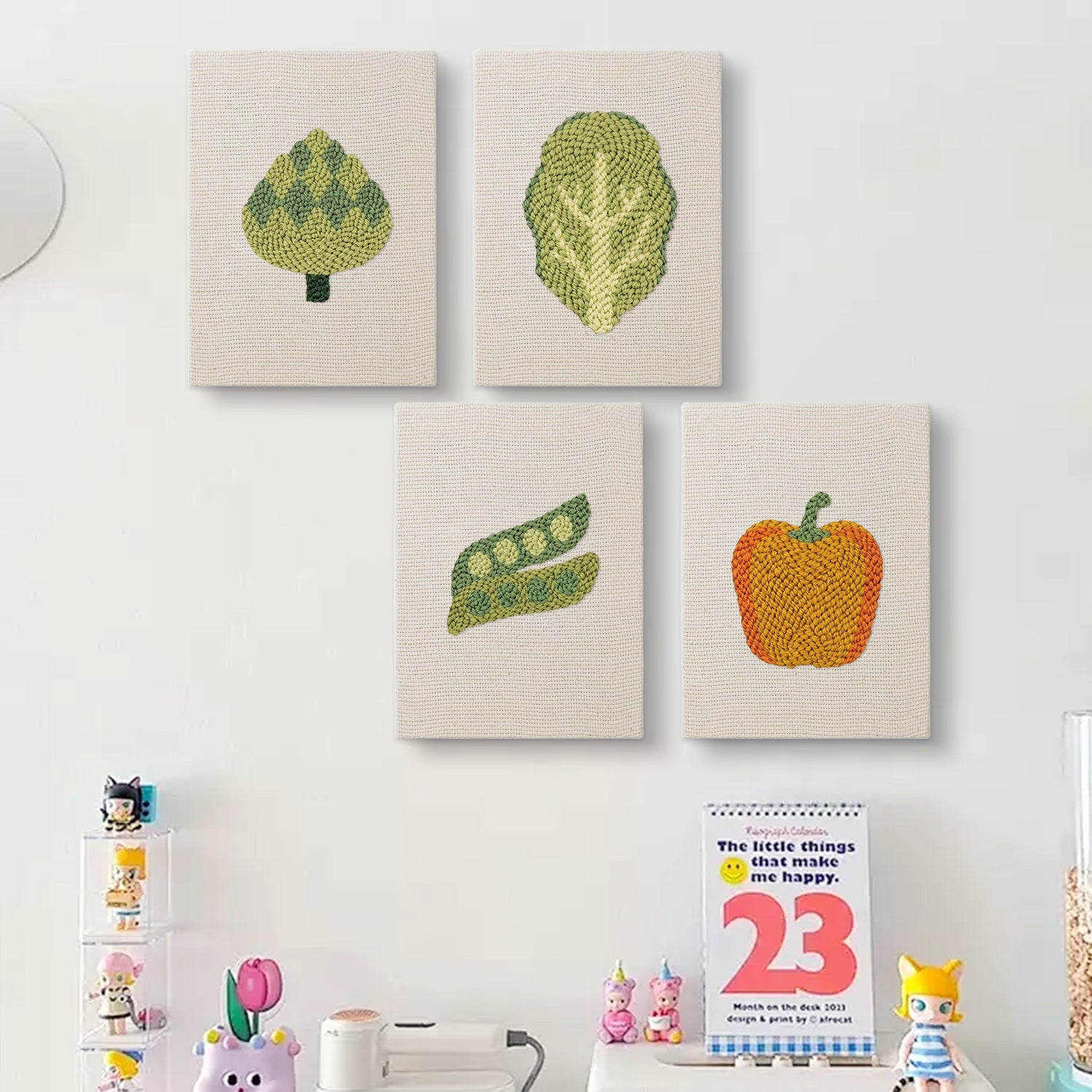 Fruits & Vegetables 28 | Mini Punch Needle Kit
