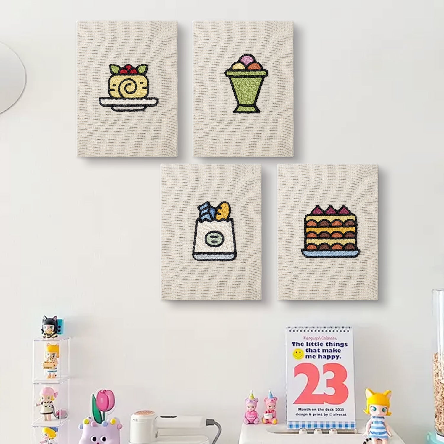 Snacks & Desserts 16 | Mini Punch Needle Kit
