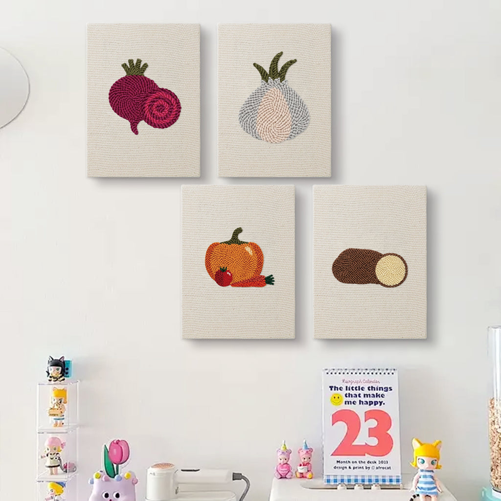 Fruits & Vegetables 23 | Mini Punch Needle Kit