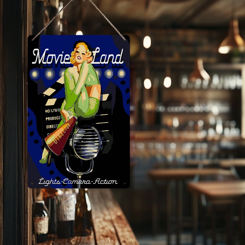 Metal Paint by Number Poster – Movieland