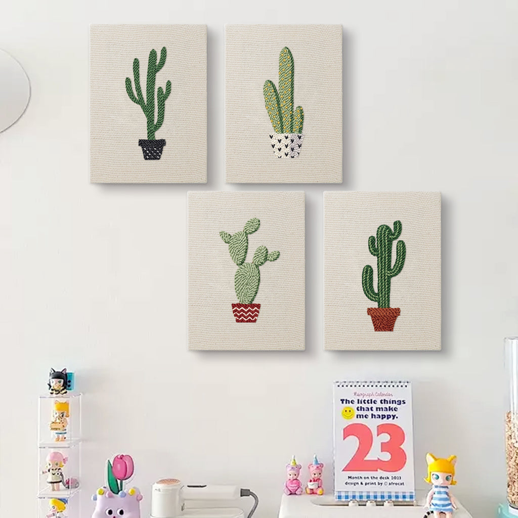 Cactus & Succulents 8 | Mini Punch Needle Kit