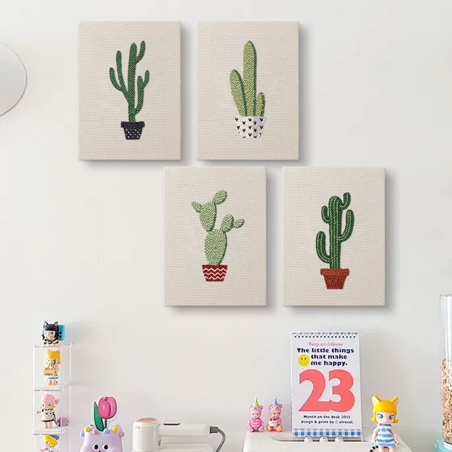 Cactus & Succulents 8 | Mini Punch Needle Kit