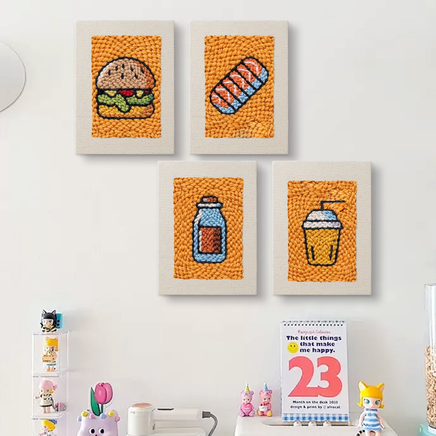 Fast Food 11 | Mini Punch Needle Kit