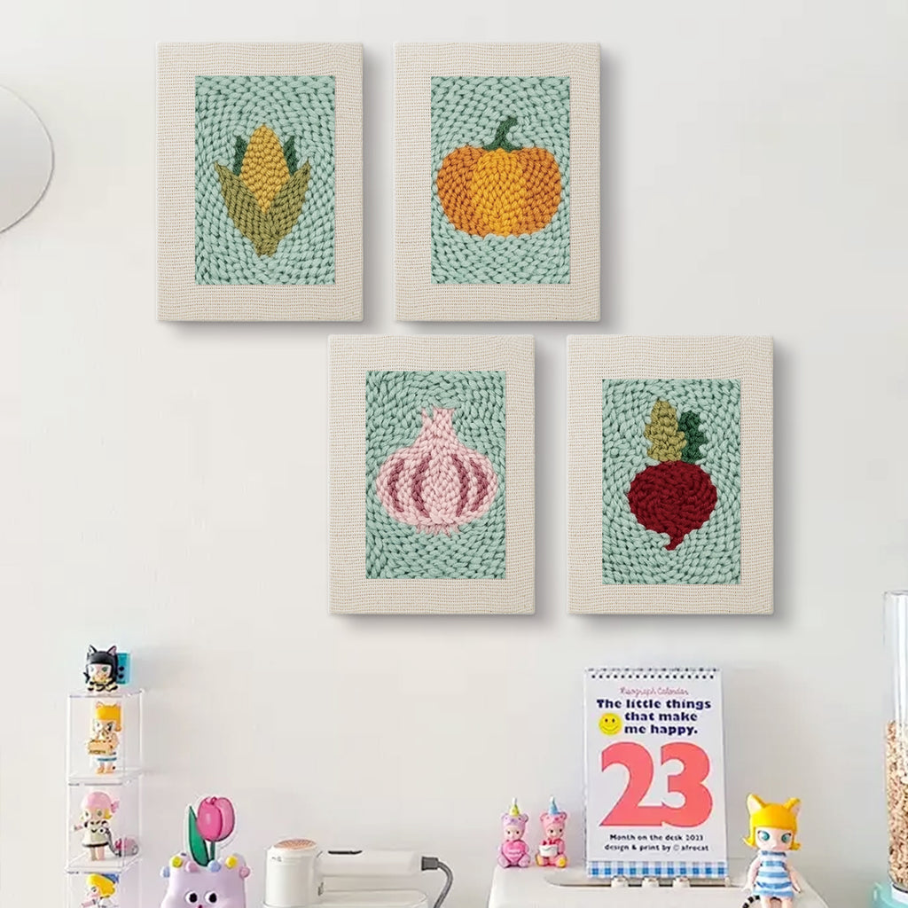 Fruits & Vegetables 37 | Mini Punch Needle Kit