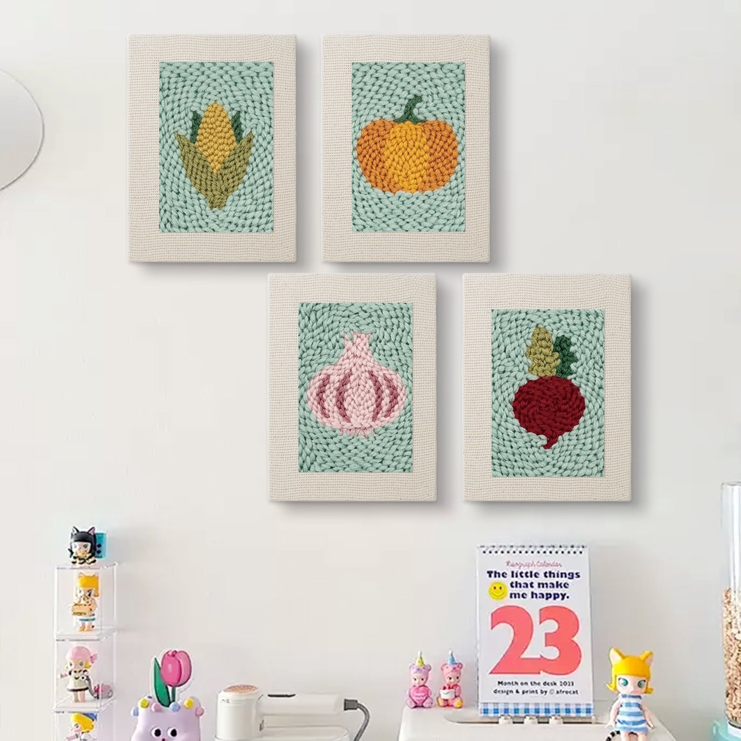 Fruits & Vegetables 37 | Mini Punch Needle Kit