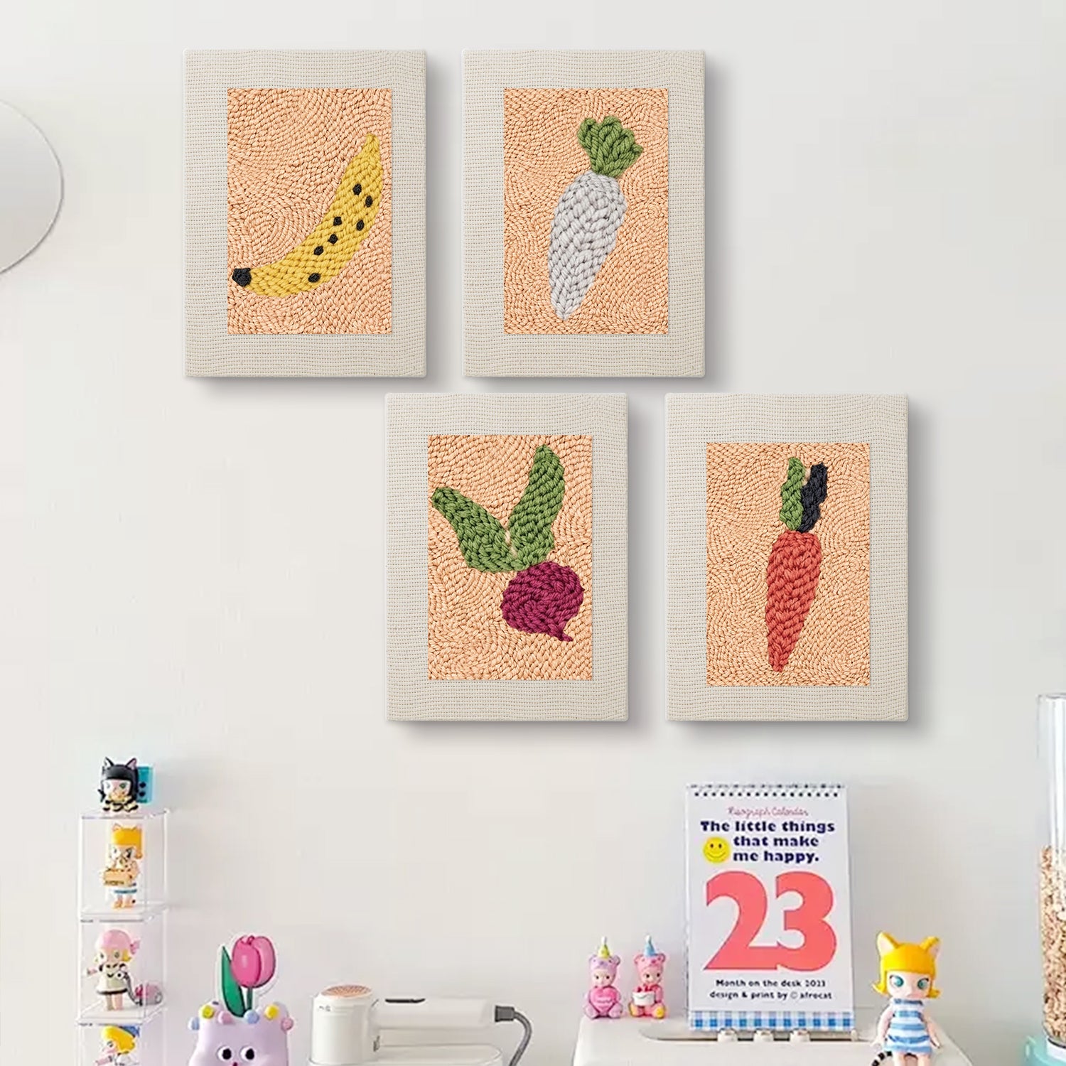Fruits & Vegetables 20 | Mini Punch Needle Kit